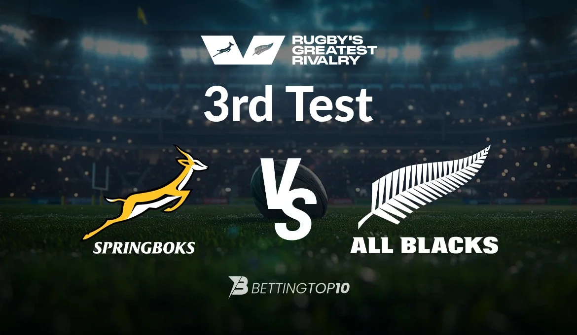 Springboks vs All Blacks - Rugby's Greatest Rivalry Tour 3rd Test Springboks vs All Blacks - Rugby's Greatest Rivalry Tour 3rd Test