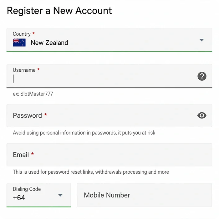 A Polished First Impression and a One-Minute Sign-Up